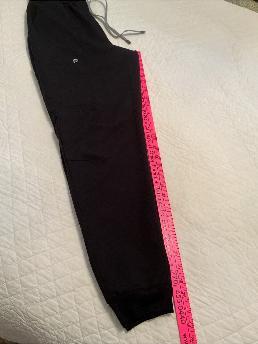 Fabletics High-Rise On Call Scrub Jogger, XS Black - Picture 10 of 10